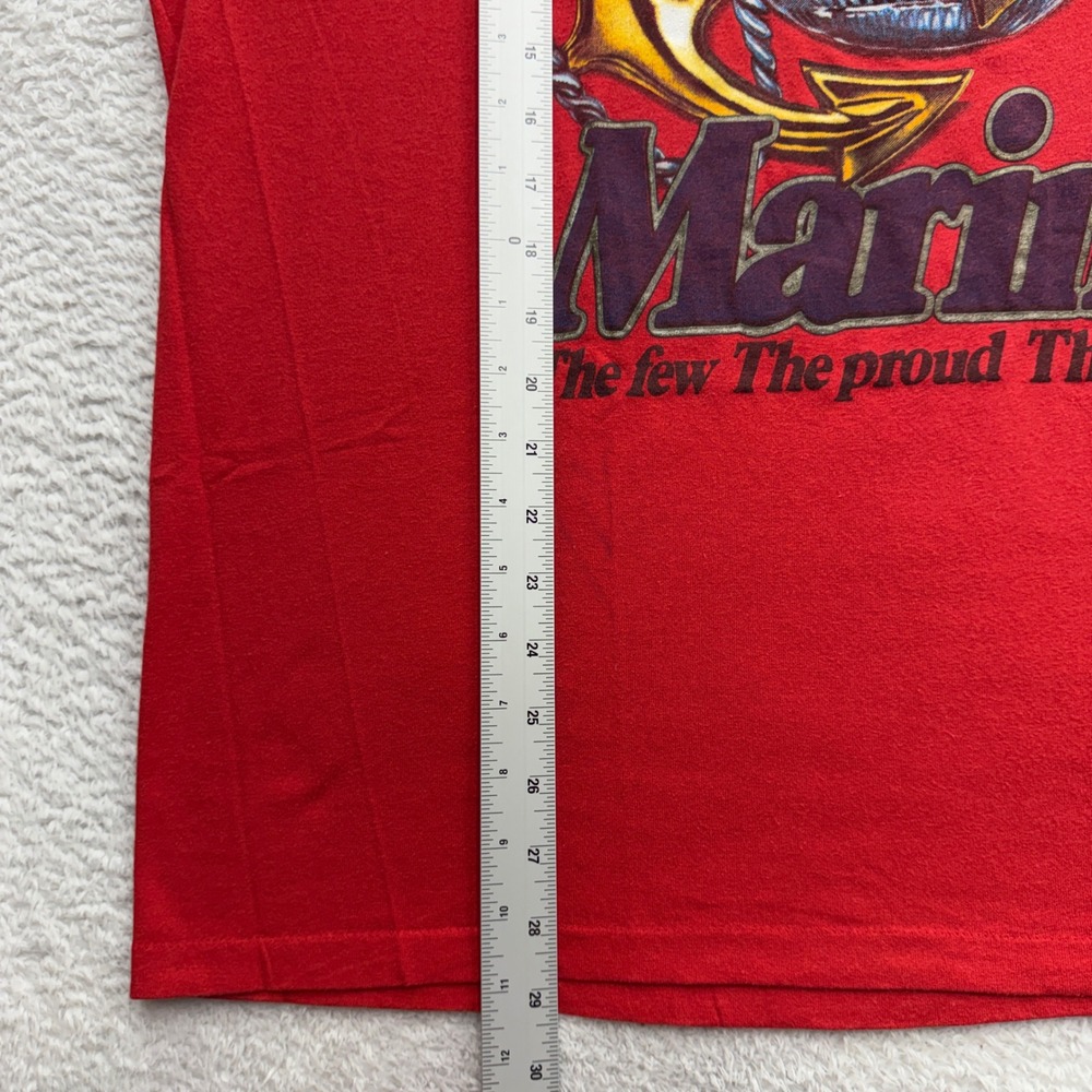 Vintage 1993 US Marines T Shirt XXL Red Tee Swing Single Stitch USMC Rothco 6644 - Picture 6 of 9